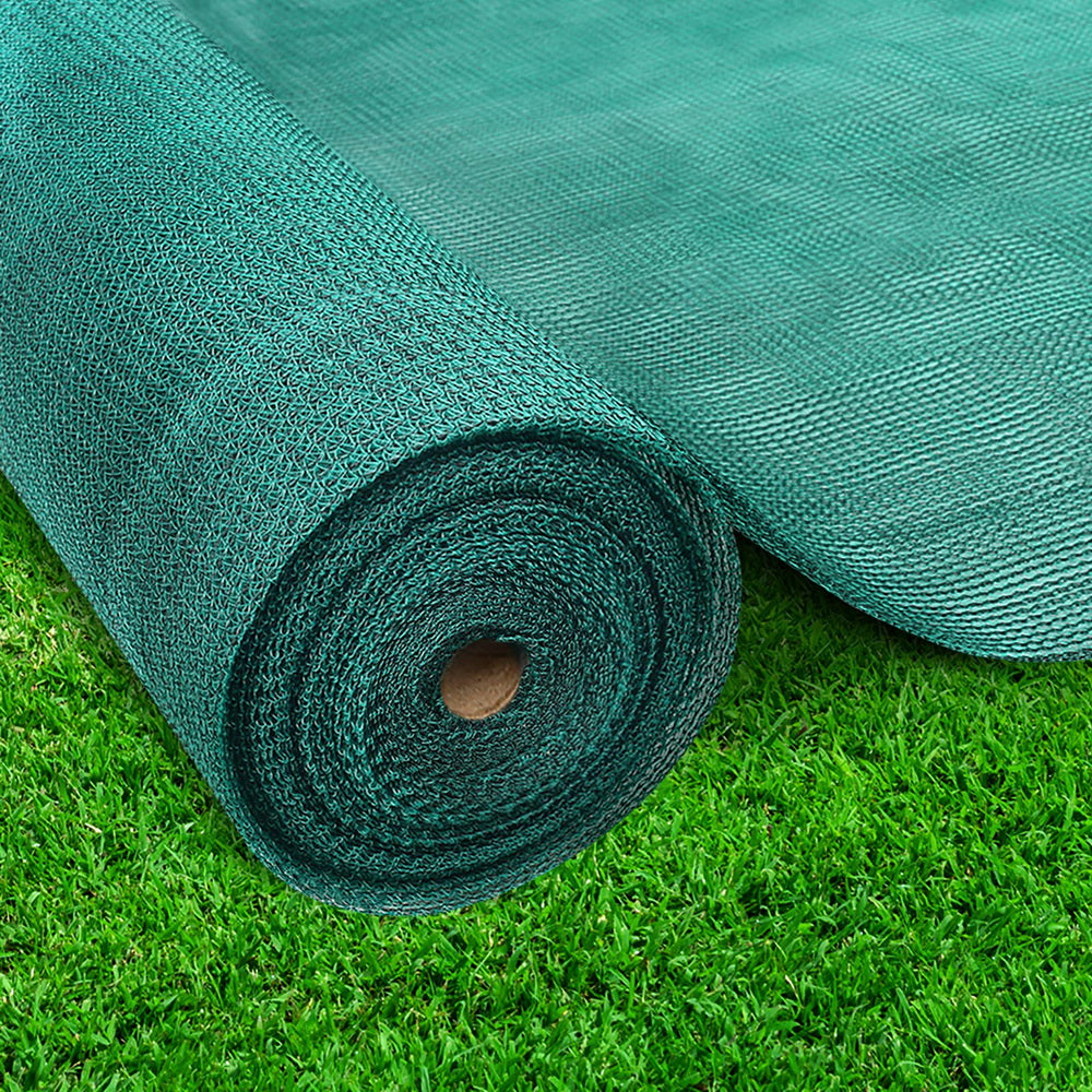 50% Shade Cloth 3.66x10m - Heavy Duty Garden Mesh Roll, Green