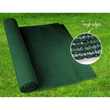 90% Shade Cloth 1.83x20m - Heavy Duty Garden Mesh Roll, Green