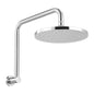 9'' Rain Shower Head Overhead High-pressure Swivel Black/Silver