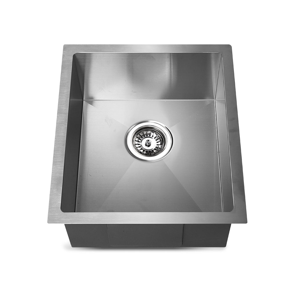 Kitchen Sink 45X39Cm Stainless Steel Basin Single Bowl Laundry Silver