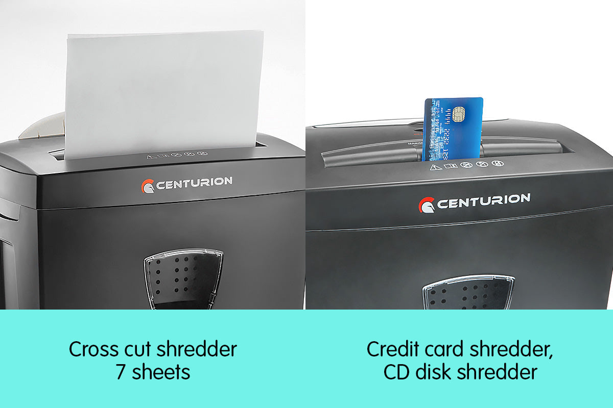 Centurion 18L 7 Sheet Paper CD Credit Card Shredder