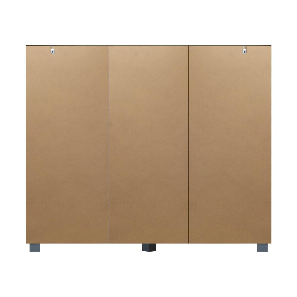 Shoes Cabinet Shoe Storage Rack Organiser Shelf 3 Doors 30 Pairs Wooden