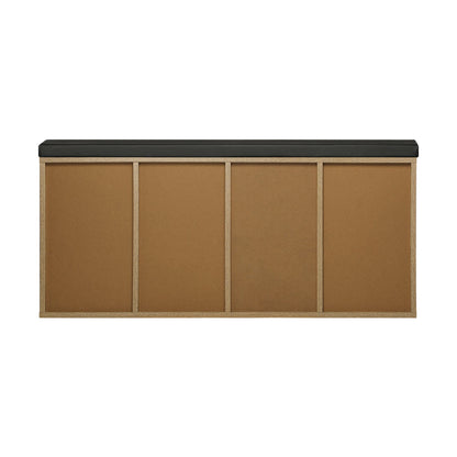 Shoe Bench Shoe Storage Rack PU Padded Seat Organiser Cupboard