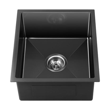Kitchen Sink Basin Stainless Steel Bathroom Laundry Single Bowl 44X38CM