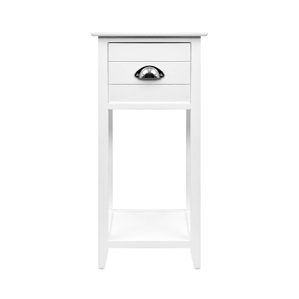 Bedside Table Vintage - Thyme White