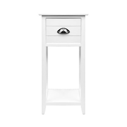 Bedside Table Vintage - Thyme White