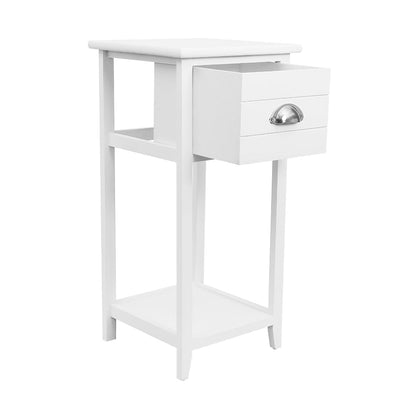 Bedside Table Vintage - Thyme White