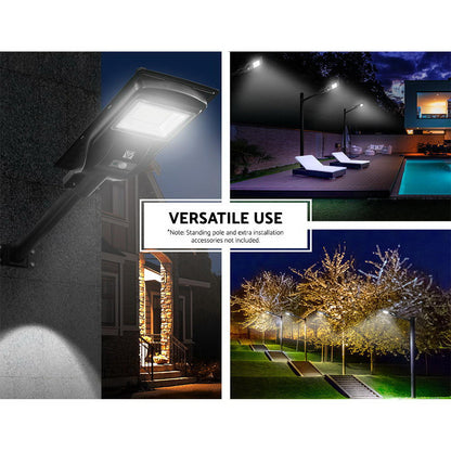 80 Led Solar Street Light 90W Flood Motion Sensor Outdoor Wall Lamp X2