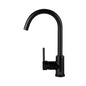 Kitchen Mixer Tap Mixer Round Sink Faucet Basin Laundry Black