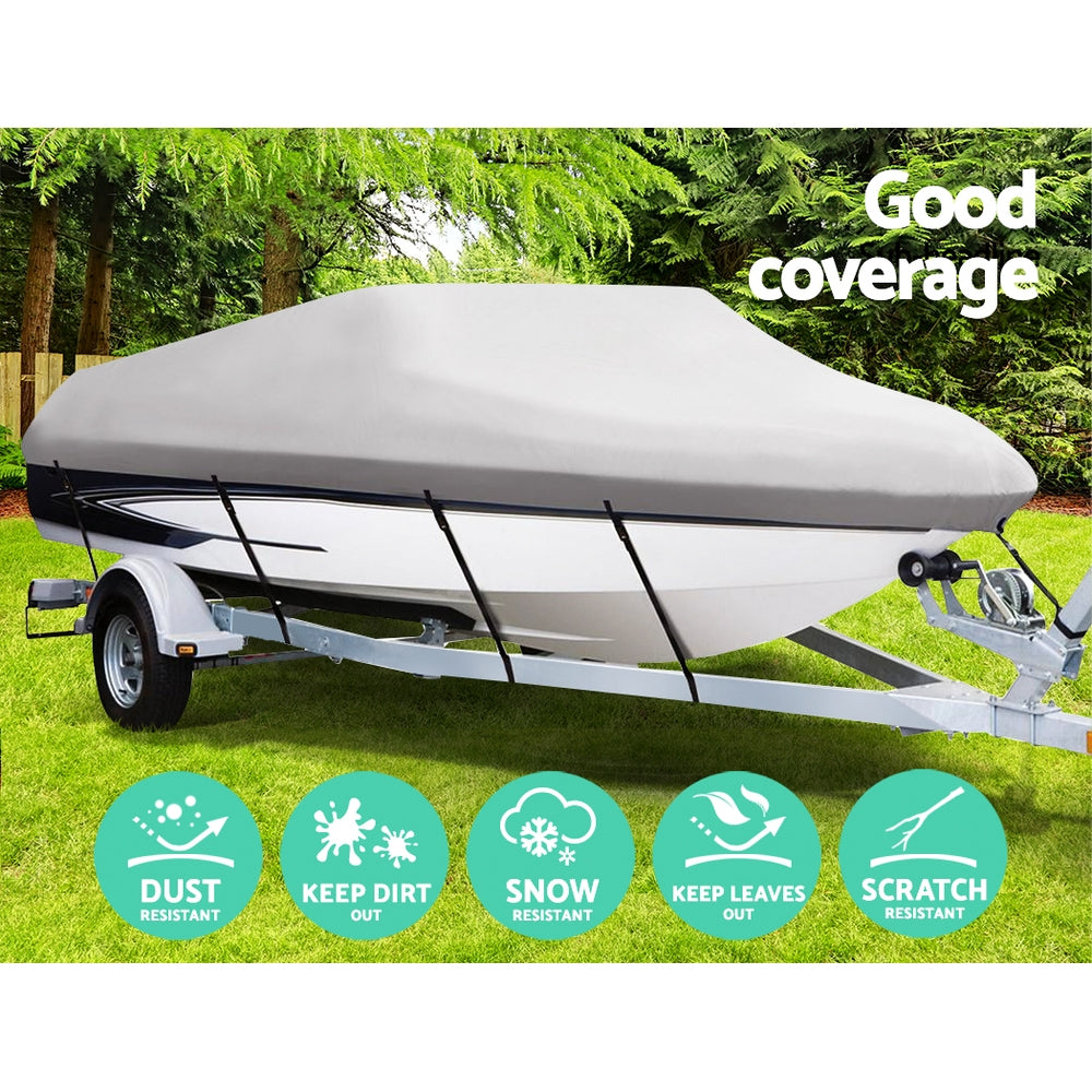 14- 16Ft Boat Cover Trailerable Marine Grade 600D