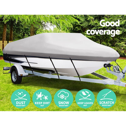 14- 16Ft Boat Cover Trailerable Marine Grade 600D