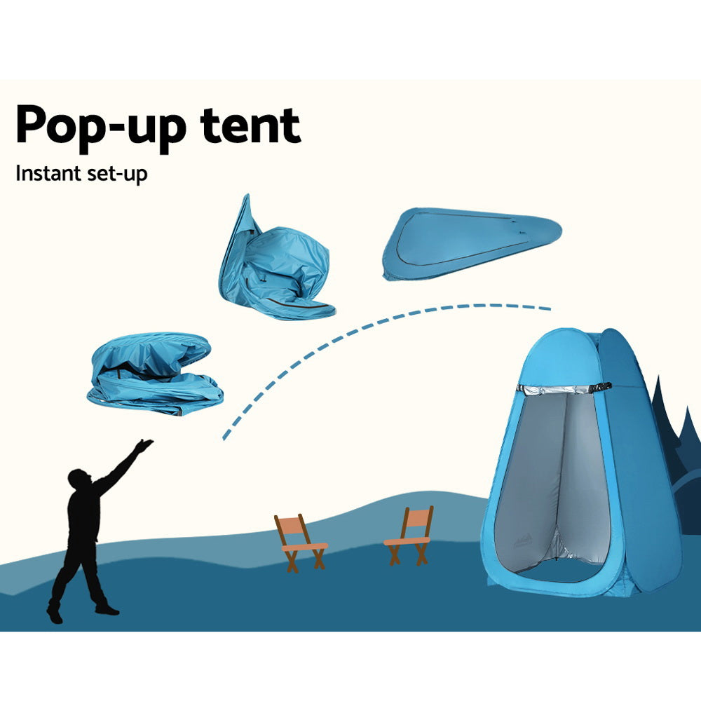 Pop Up Camping Shower Toilet Tent Outdoor Privacy Change Room