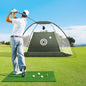 3M Golf Practice Net And Training Mat Set Driving Target Black