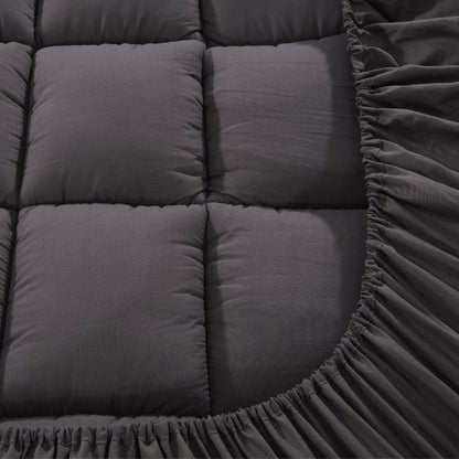 Mattress Topper Pillowtop Bamboo Charcoal King