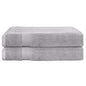 2 Pack Bath Sheets Set Cotton Extra Large Towel Grey