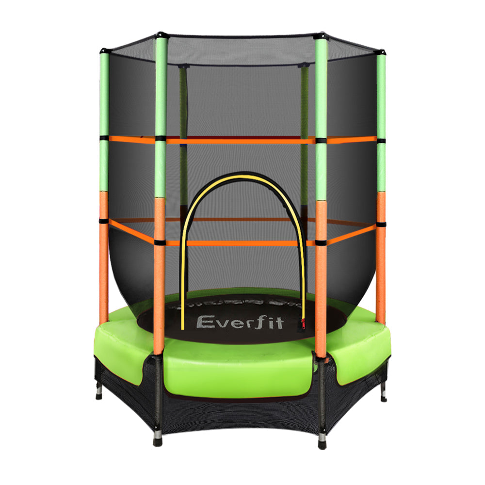 Trampoline for Kids Enclosure Safety Net Rebounder Gift Green