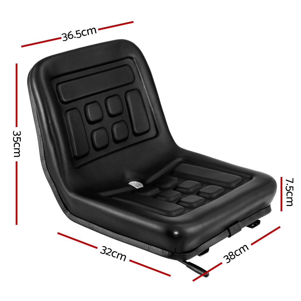 Tractor Seat Forklift Excavator Suspension Truck Chair Pu Leather