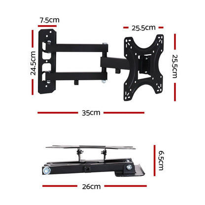 Strong-Arm Full Motion 17"-42" Tv Wall Mount
