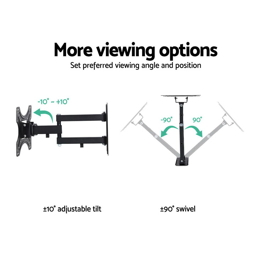 Strong-Arm Full Motion 17"-42" Tv Wall Mount