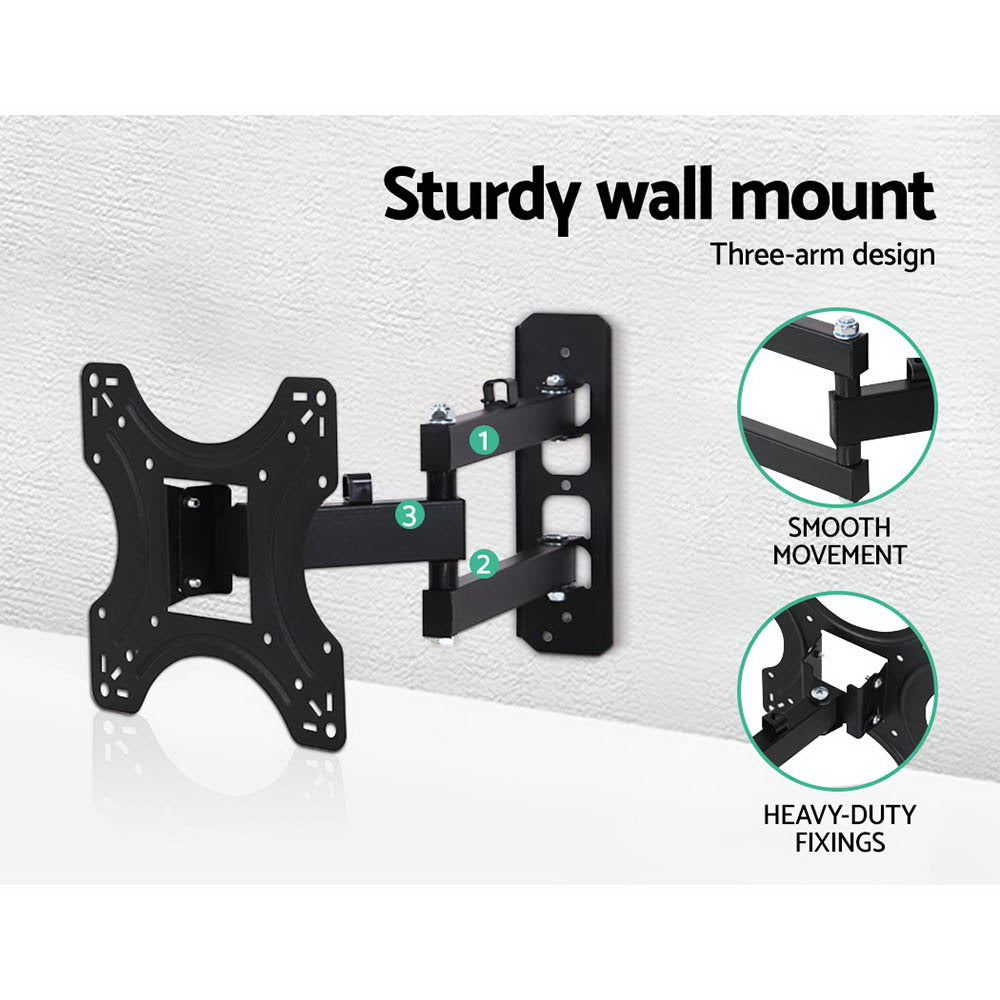 Strong-Arm Full Motion 17"-42" Tv Wall Mount