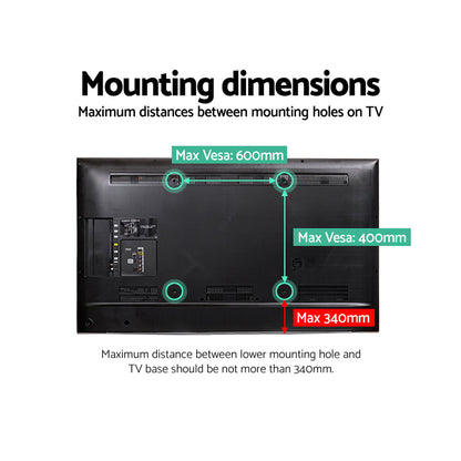 Swivel Tv Stand Mount Bracket (32"-70") Tabletop/Desktop