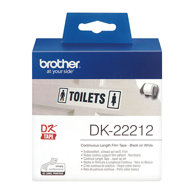 White Cont. Film Roll Direct Thermal 62Mm X 15.24Mm