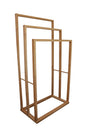 Bamboo Towel Bar Holder Rack 3 Tier Freestanding for Bathroom and Bedroom