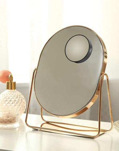 10X Magnifying Mirror And Eyebrow Tweezers Kit For Travel