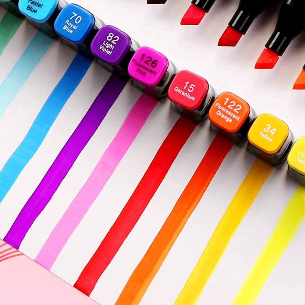 168 Colours Graffiti Pen Permanent Marker Pens Set For Adults And Children