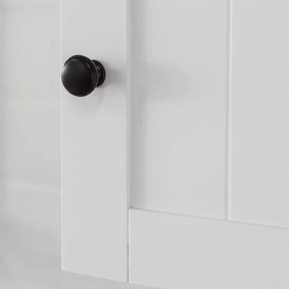White Wall Cabinet With Door 40X52Cm