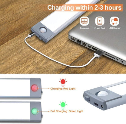 54 LED Rechargeable Under Cabinet Night Lighting for Kitchen