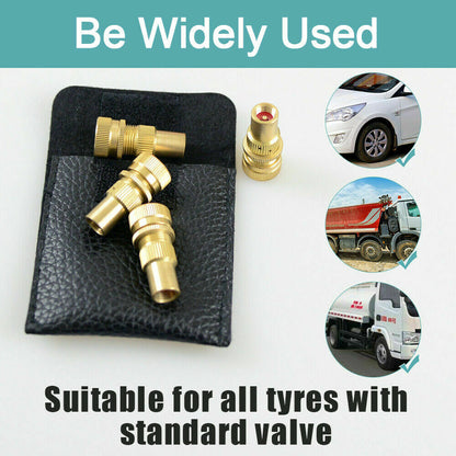 Tyre Deflators Brass Air Deflator 0-60 Psi Tire Valve Core Tool Automatic
