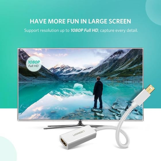 10461 Mini Dp To Hdmi Adapter Black