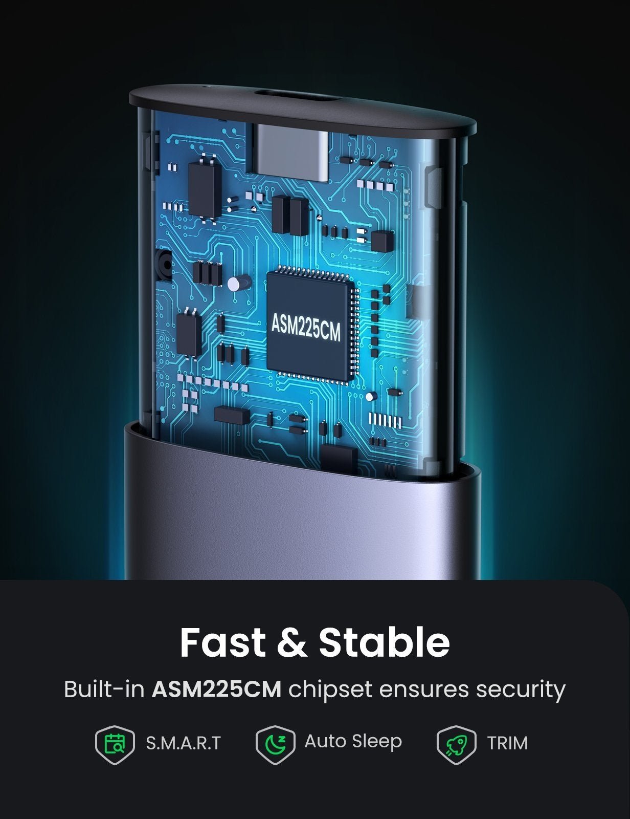 10902 M.2 Pcie Nvme Ssd Enclosure