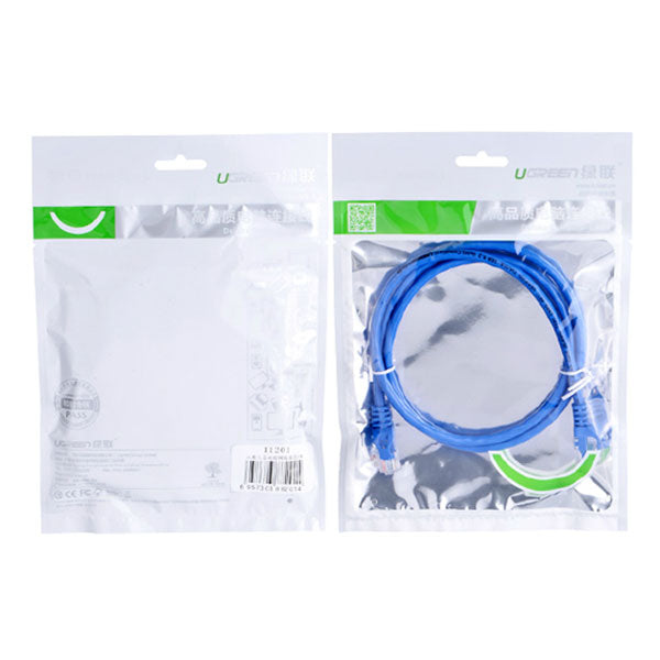 Cat6 Utp Blue Color 26Awg Cca Lan Cable 1M (11201)