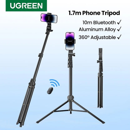 Selfie Stick Tripod With Remote 1.5M
