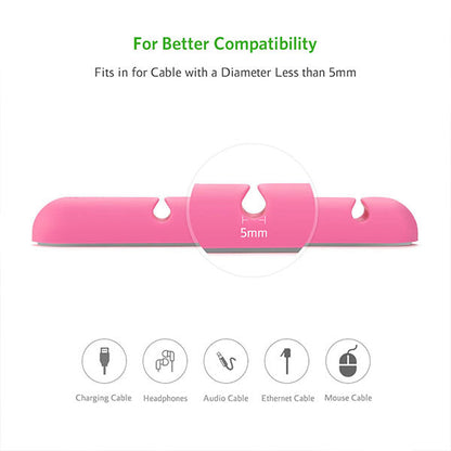 Cable Organizer (2Pcs/Pack) - Pink (30483)
