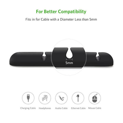 Cable Organizer (2Pcs/Pack) - Black (30762)