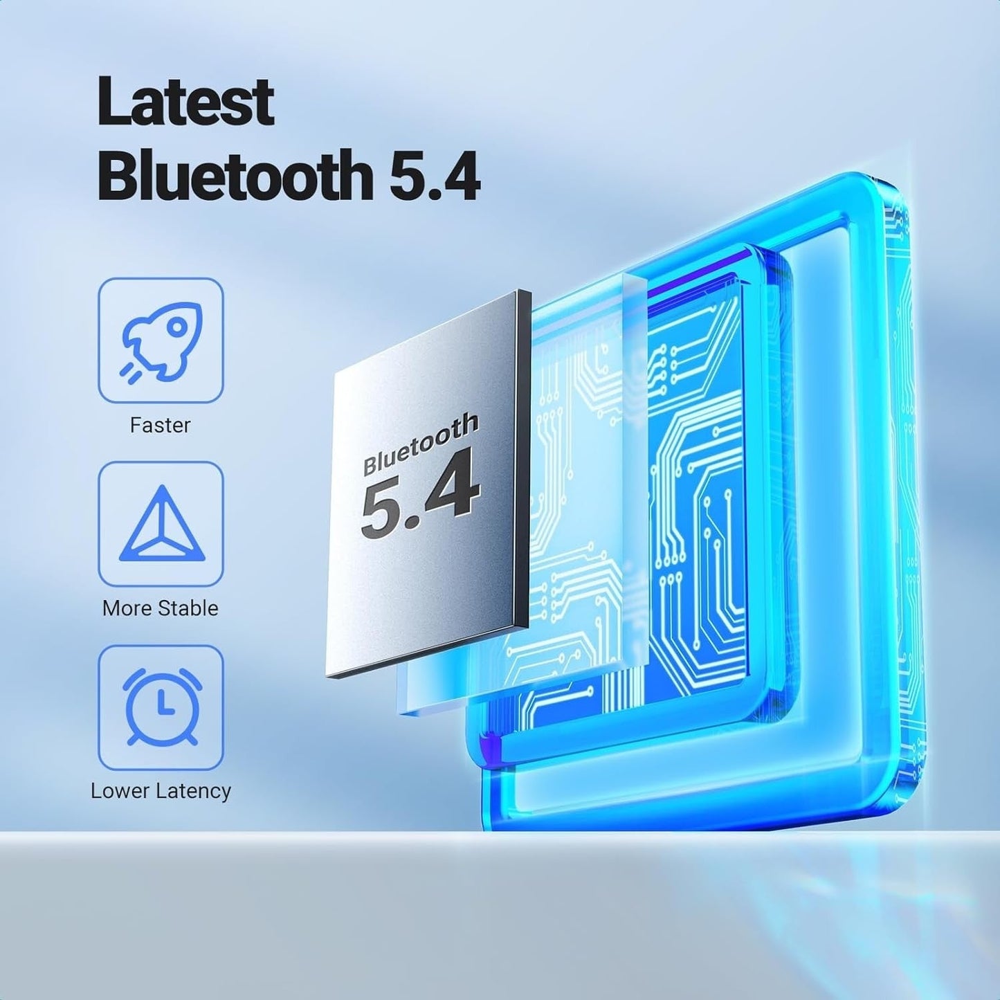 35002 Bluetooth 5.4 Aux Car Adapter (Enhanced Connection & Noise Cancellation)