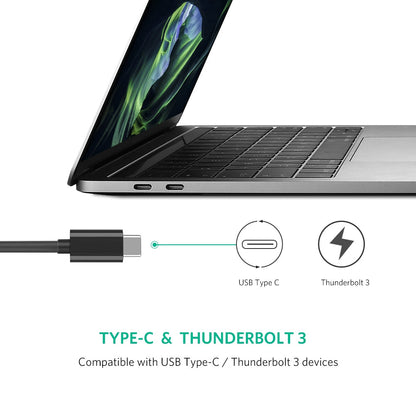 Usb Type C To 10/100/1000M Ethernet Adapter (Black) 50307