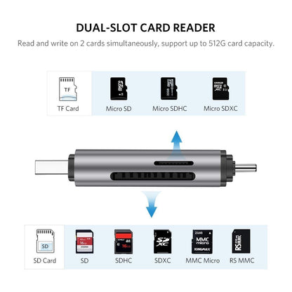 Usb-C +Usb 3.0 Tf/Sd Card Reader 50706