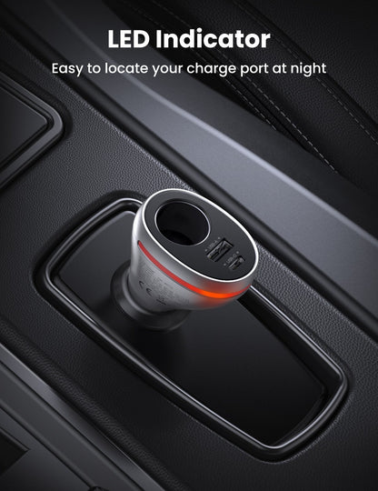 84W Dual Port Car Charger (Space Grey)