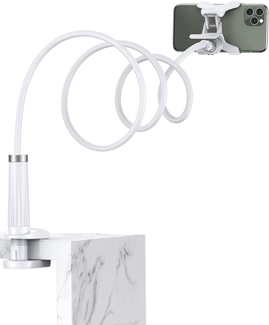 80515 Phone Holder With Long Arm Silver 120Cm