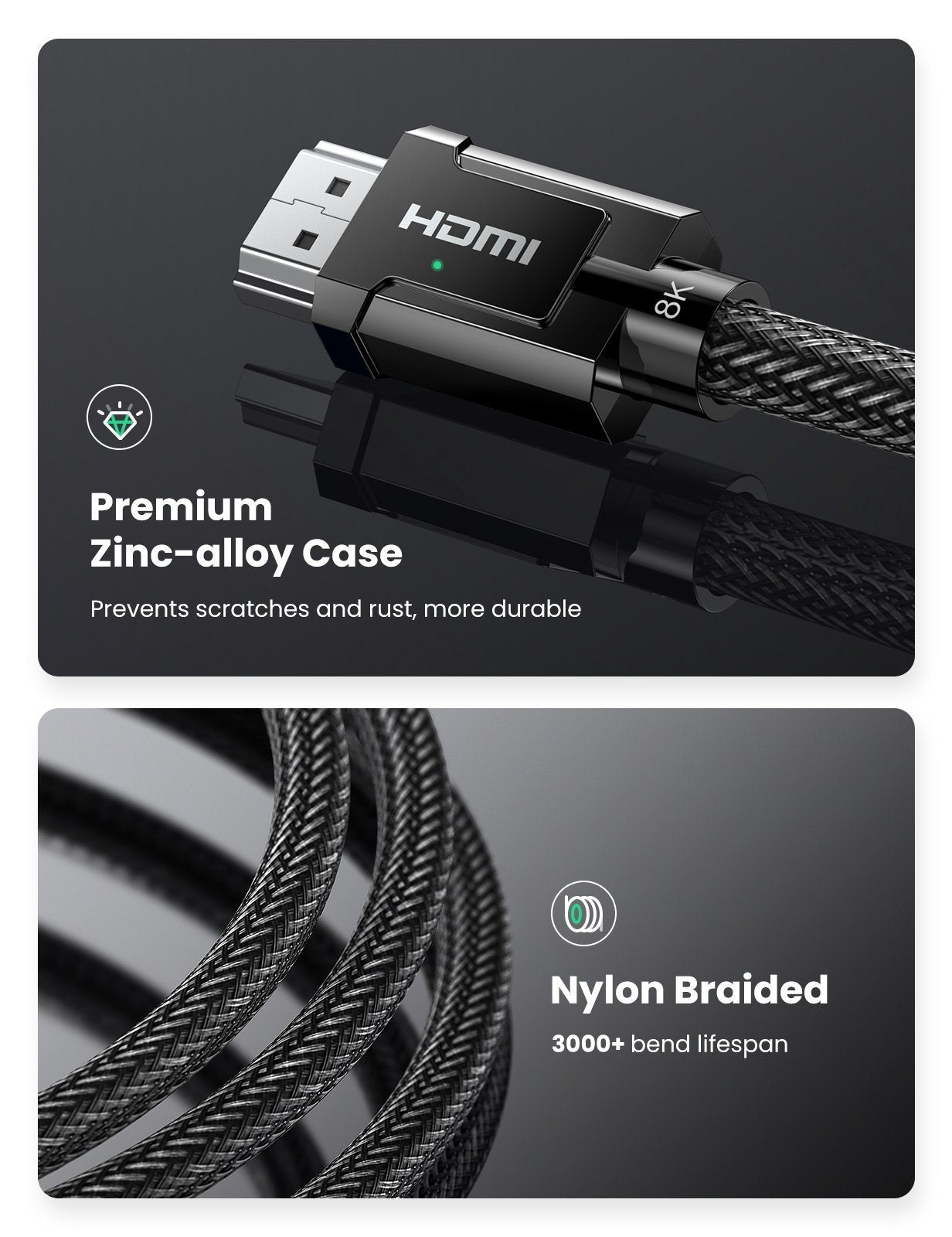 80602 8K Hdmi 2.1 Cable 3M