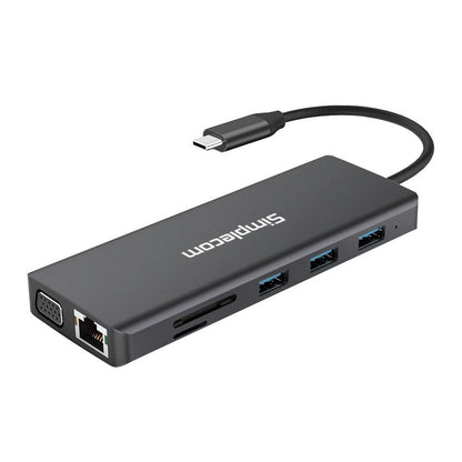 Usb-C 12-In-1 Multiport Docking Station Dual Hdmi + Vga Triple Display