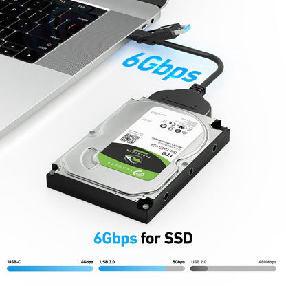 2in1 USB-C/USB 3.0 to SATA III Hard Driver Adapter
