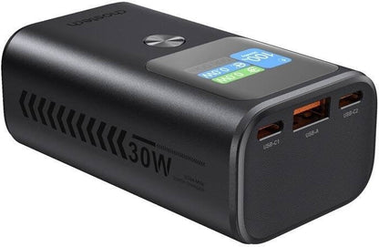 Sleek 10000mAh PD30W Power Bank - USB-A & USB-C