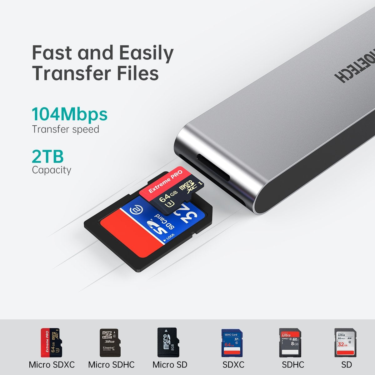 7-In-2 Macbook Pro/Air Usb Adapter Usb-C Hub