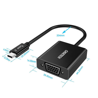 USB C to VGA Adapter (Thunderbolt 3)