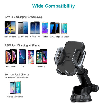 Fast Qi Wireless Car Charging Dock